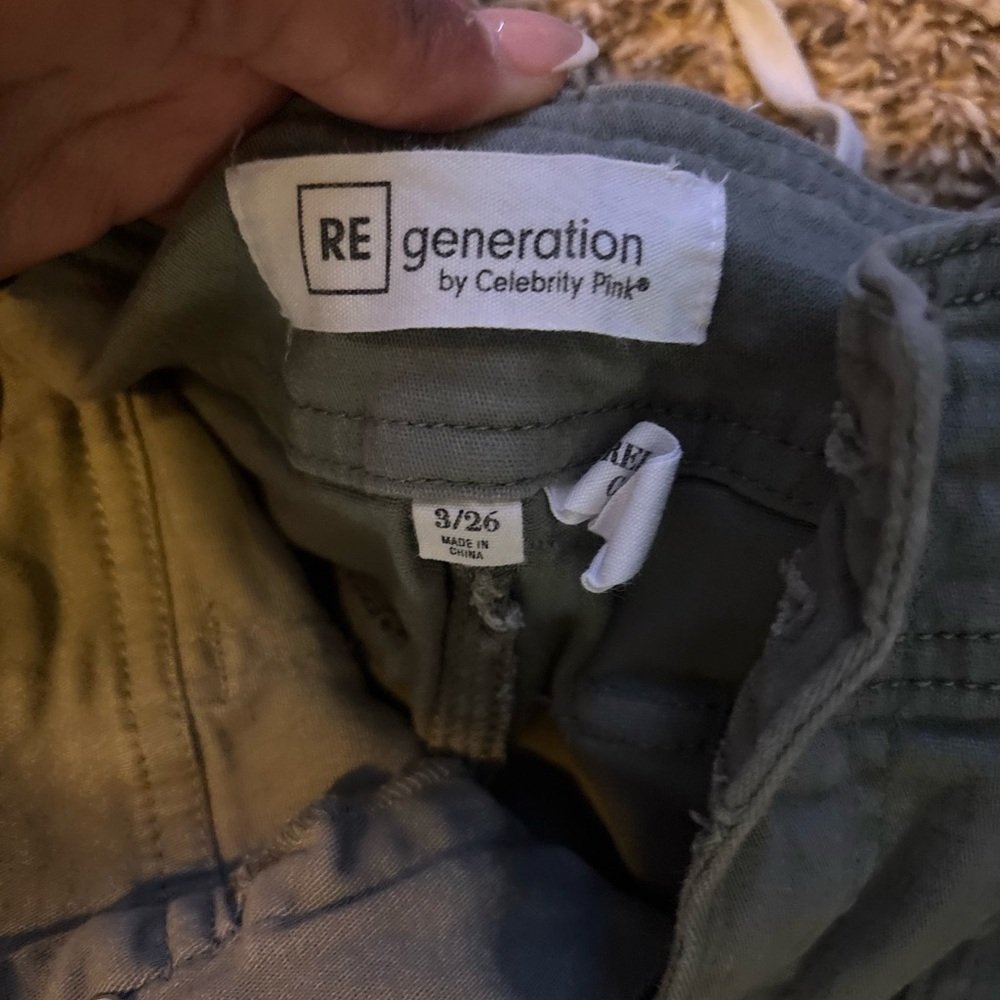 REgeneration by Celebrity Pink Olive Cargo Pants